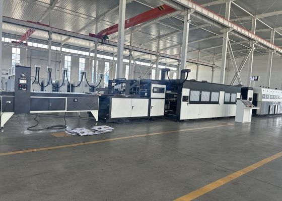 Corrugated Flexo Slotter With Ceramic Anilox Roller Folder Gluer Strapper Inline