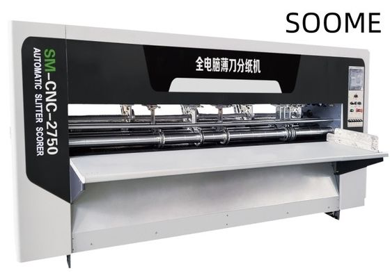 Auto Gap Adjustment Servo Type CNC Thin Blade Slitter Scorer Machine for Cardboard Slitting And Creasing