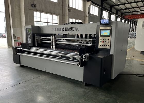 Auto Lead Edge Feeder Computer Automatic Adjustment CNC Thin Blade Slitter Scorer Machine