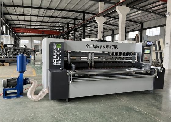 Auto Lead Edge Feeder Computer Automatic Adjustment CNC Thin Blade Slitter Scorer Machine