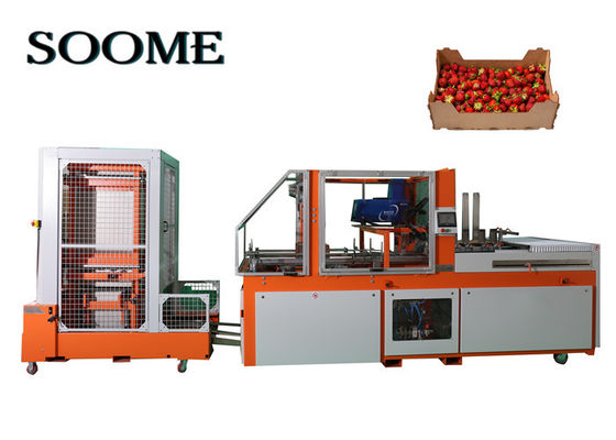 Advanced Automatic Fruit Box Forming Machine for Paperboard Size 420*360-1400*1010mm