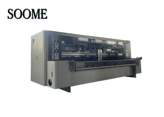 Full Servo Type Precision Tungsten Steel Blade Slitter Scorer Machine For Big Corrugated Paperboard Slitting