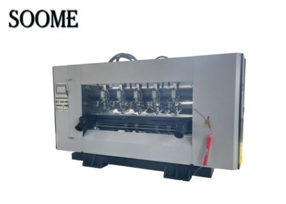 Economic Type Computer Control Inline Thin Blade Slitter Scorer Machine For Corrugated Paperboard Production Line