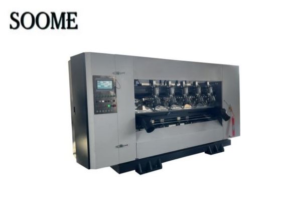 Economic Type Computer Control Inline Thin Blade Slitter Scorer Machine For Corrugated Paperboard Production Line
