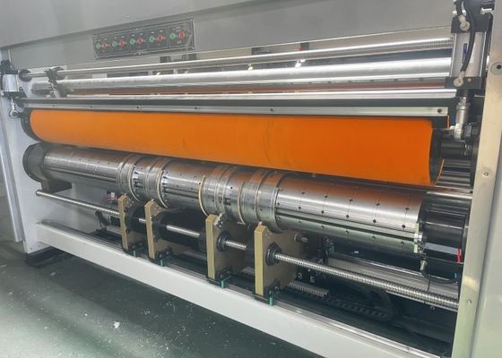 Corrugated Board Carton Box Making Machine Auto Feeder Flexo Printing Die Cutting Machine With Free Plate