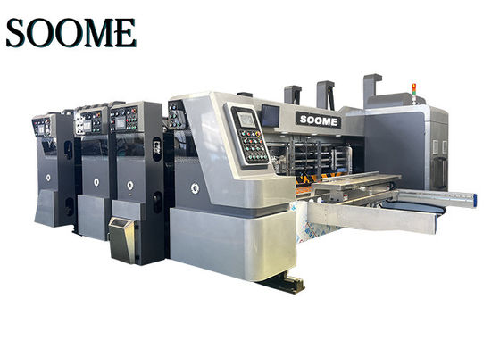 Industrial Paperboard Box Making 1 Color Printer Slotter Die Cutter Machine