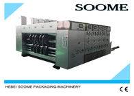 Large Capacity Flexo Printer Slotter Machine Water Based Printing High Overprint Accuracy