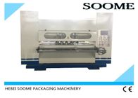 Online NC Thin Blade Slitter Scorer Machine , Servo Type Corrugated Paper Cutting Machine