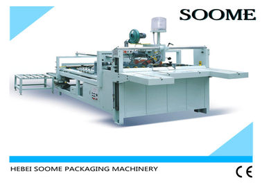 Corrugated Box Making Machine Automatic Folder Gluer Stitcher For Cartons Pasting