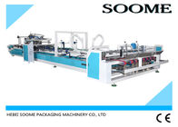 PLC Controlled Corrugated Cardboard Making Machine Steel Material 2.15T Weight