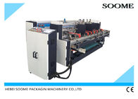 Semi Automatic Two Piece 8kw Corrugated Folder Gluer Machine
