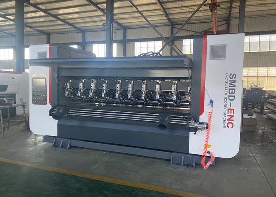 Computerized 2200 Type Thin Blade Slitter Scorer For Corrugated Carton Box Making Line