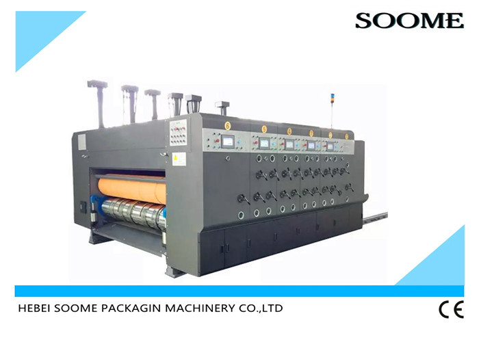 1370x2800 Flexo Ink Printer Slotter Die Cutter Machine Three Color