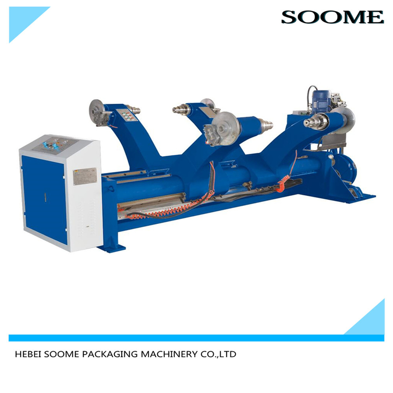 6 Cylinders 2500mm Hydraulic Mill Roll Stand Machine For Corrugated Production Line