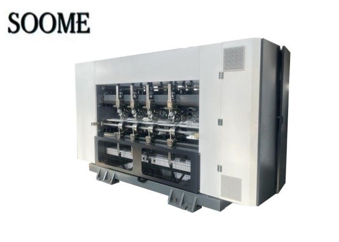 Efficiency Thin Blade Slitter Scorer Machine 1800/2200 Model With Customized Color For Corrugated Box Making