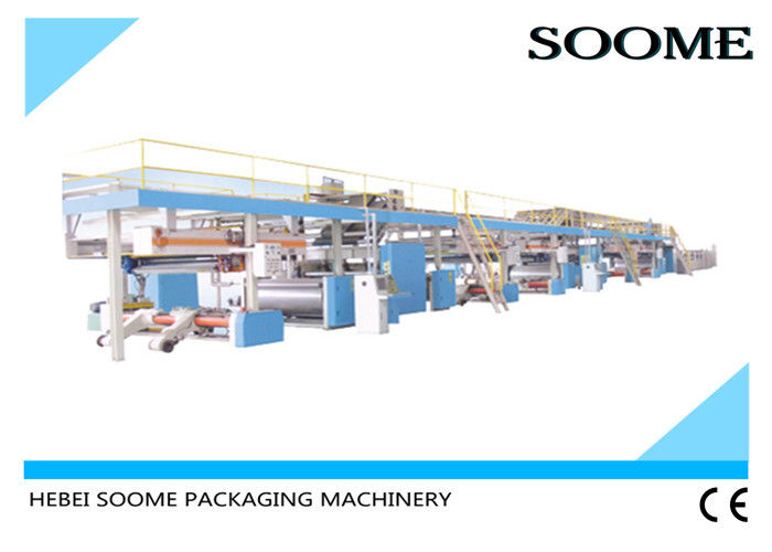 3 5 7 Ply Corrugated Cardboard Production Line , Sheet Board Making Machines