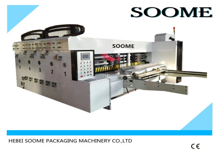 Electric Flexo Printer Slotter Machine Rotary Die Cutting Machine For Corrugated