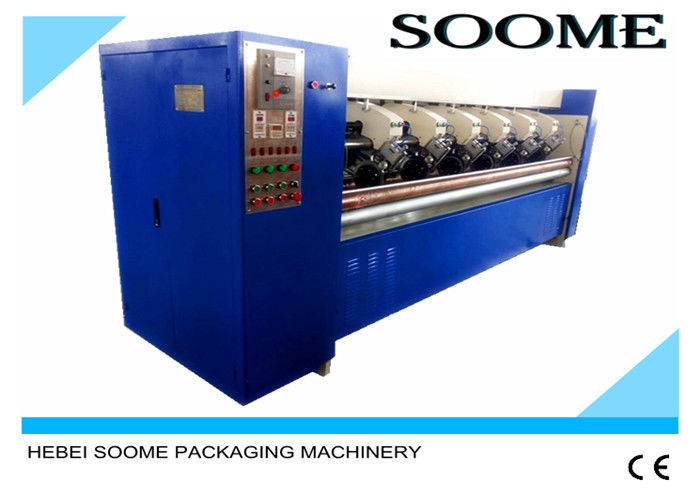Corrugated Slitter Scorer Machine With HRB Bearings And 5 Points Scorer Lines