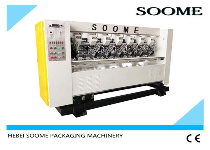 Corugated Thin Blade Slitter Scorer Machine Left Right Moving 80 m/Min