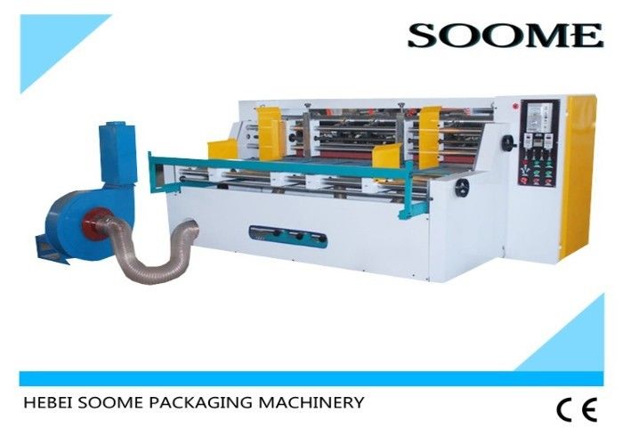 Electrical Corrugated Paperboard Slitting Machine Easy Operation High Efficiency Adopt Eight Rolls