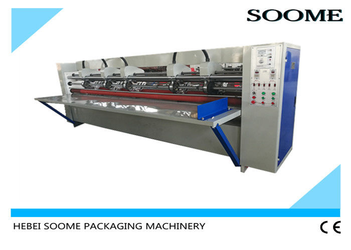 17mm Thick Board Slitting Creasing Machine , Corrugated Carton Thin Blade Slitter Scorer