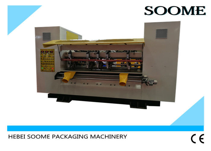 Computerized Thin Blade Slitter Scorer Machine Corrugated Cardboard 4 - 7 Blades