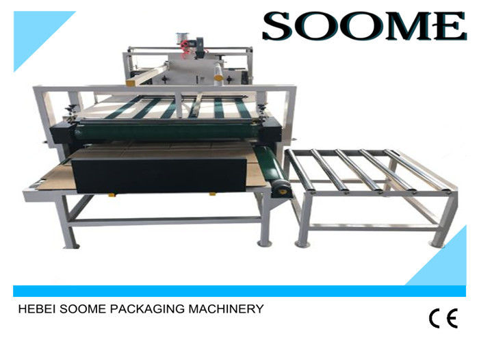 Electrical Corrugated Folder Gluer Machine Durable For Domestic / Industrial