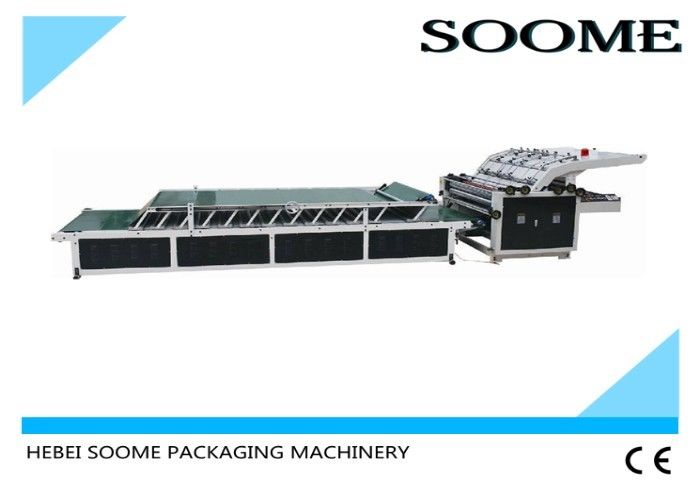 PLC Control Paper Lamination Machine Adsorption Flute Corrugated 1300mm Size