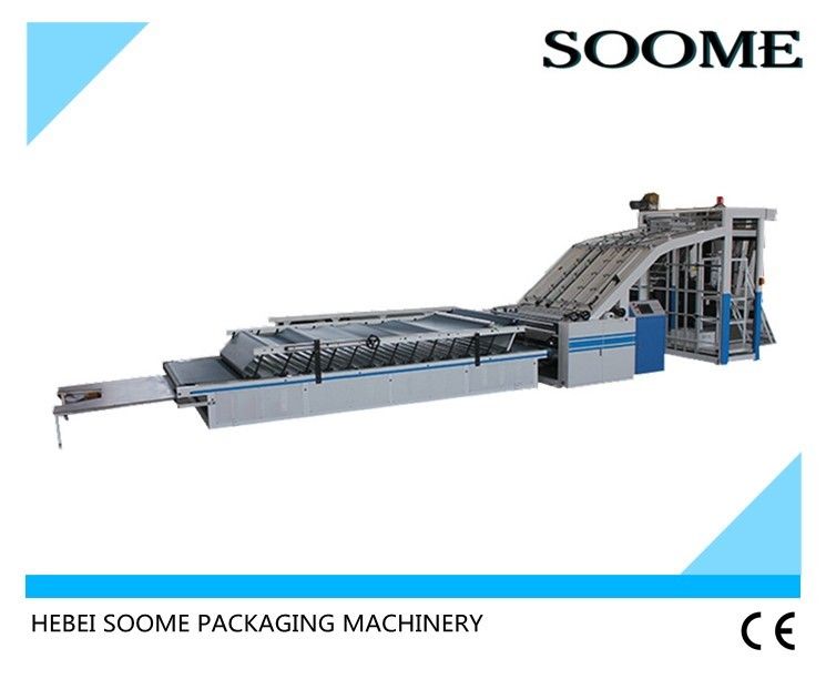 High Speed Flute Laminating Machine Semi Auto 1400 Lift Type Power 6KW