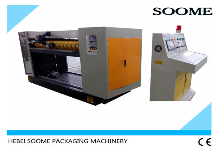 Helical Blade Corrugated Rotary Die Cutter , Reel To Sheet Cutting Machine
