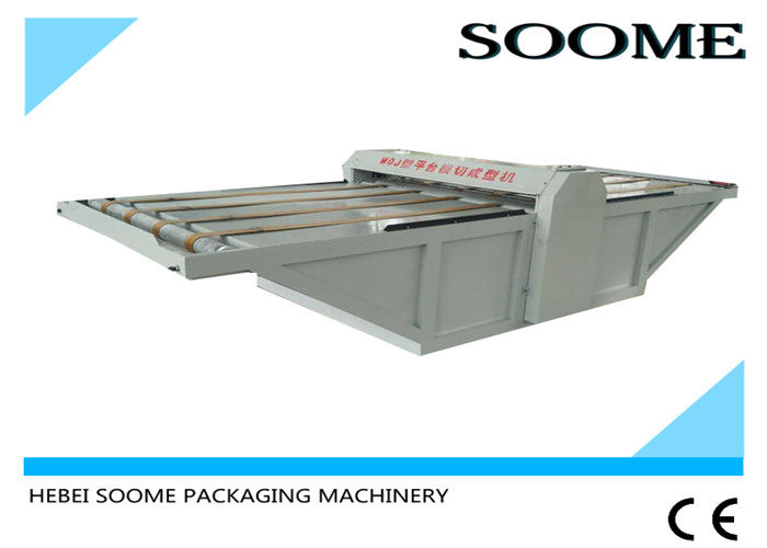 High Speed Corrugated Die Cutting Machine Platform Mould Slicing Operated Safe