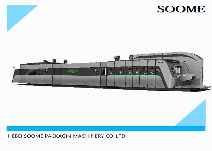 Remove System Automatic Corrugation Machine Vacuum Sheet Four Color Printing