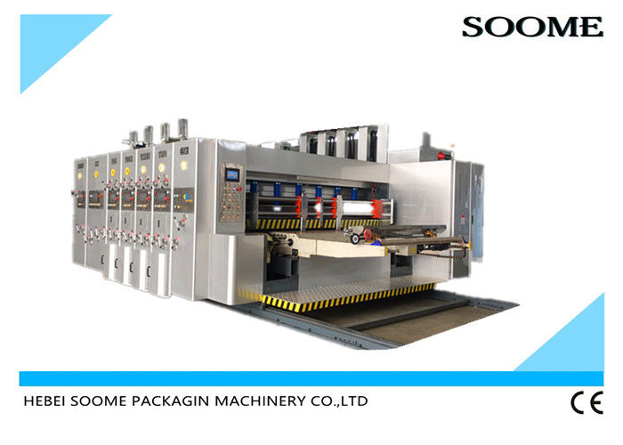 22kw Corrugated Carton Flexo Printing Machine Printing Precision  ±0. 5 Mm