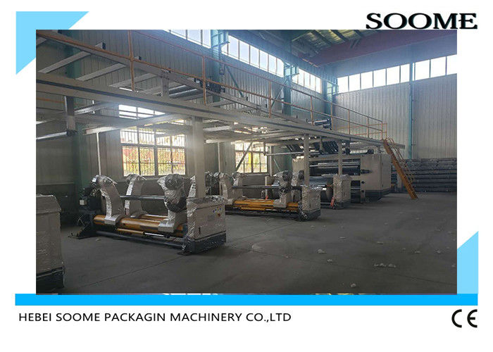 7 Ply 2200mm 400kw Corrugated Cardboard Production Line