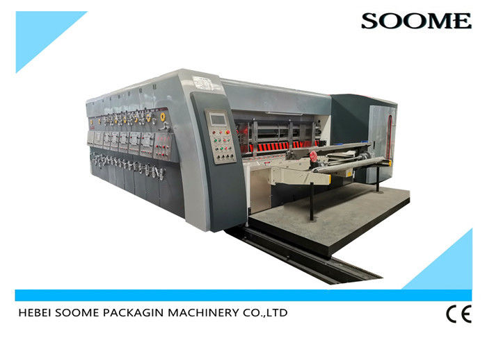 4 Colors Shopping Carton Flexo CE Printer Slotter Die Cutter Machine