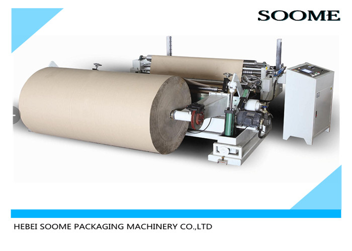 2500mm Kraft Paper Slitting Machine Corrugated Reel Rewinder Cutting