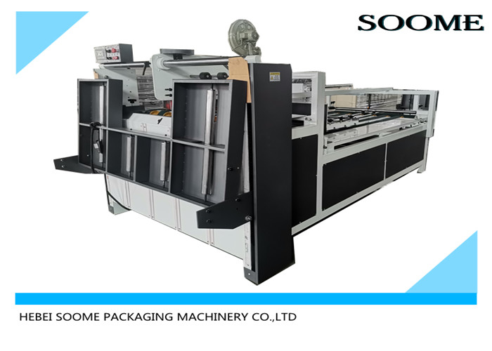 Semi Automatic Small 2800 Corrugated Box Folder Gluer For Carton
