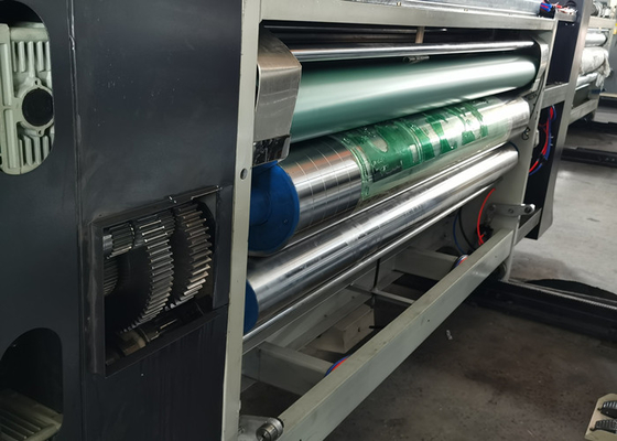 Colorful Flexo Printer Slotter Die Cutter Making Small Carton Boxes