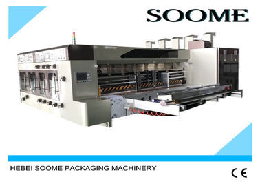 Dust Proof Flexo Printer Slotter Die Cutter With Lead Edge Suction Feeding System