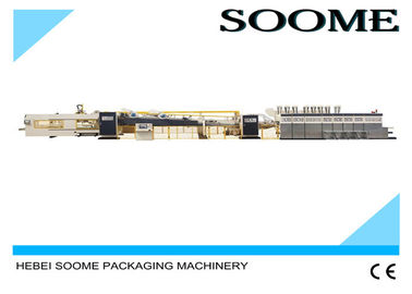Automatic Flexo Printer Slotter With Folder Gluer / Die Cutting Machine Speed 220PCS / Mi