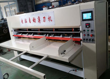 Thin Blade Slitter Scorer Corrugated Cardboard Slitting Machine Computerized
