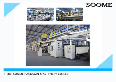 High Temperature Corrugated Cardboard Production Line Lubricated Glue Application