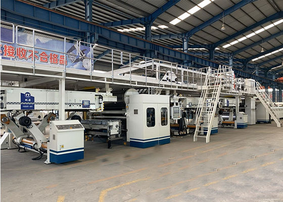 5 Ply 1800mm 250m/Min Corrugated Board Production Line