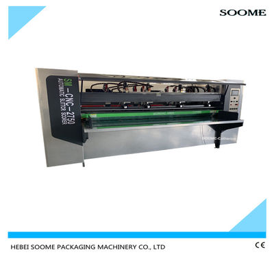 6kw Paper Board Cutting Slitter Scorer Corrugated With Servo Motor