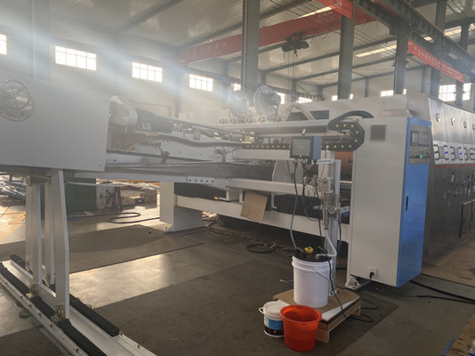 1224 Corrugated Carton Box 4 Color Printer Slotter Die Cutter