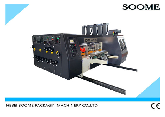 190 Printing Roller Automatic Corrugation Machine Pizza Corrugated Paperboard Ink Printing Slotting